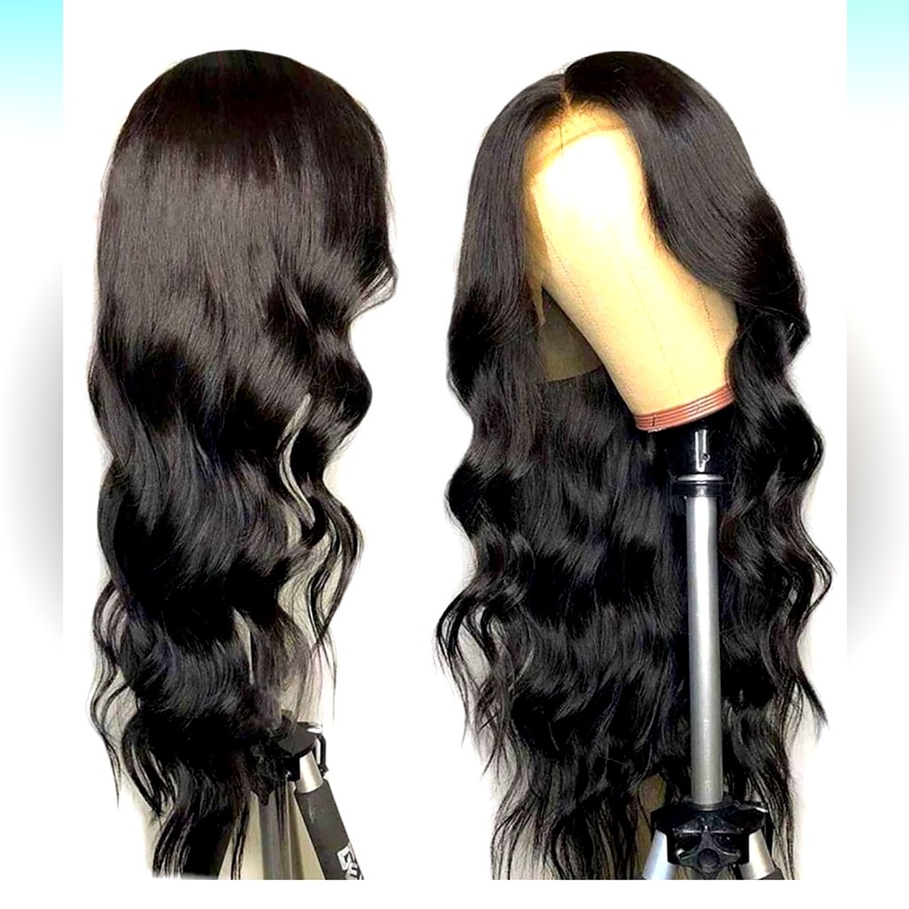 18 Inch Lace Front Human Hair Body Wave Wig